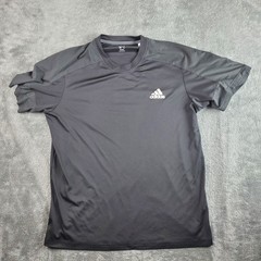 Adidas Shirt Mens XL Black Climalite T-Shirt Tee Crew Athletic Training Active