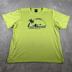 Vintage Patagonia Shirt Mens XL Green Capilene Hawaii Canoe Kayak Team USA