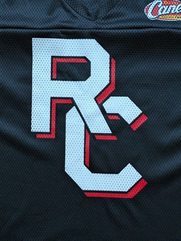 Raising Cane's Football Jersey Adult Large Black Chicken Fingers Restaurant gallery
