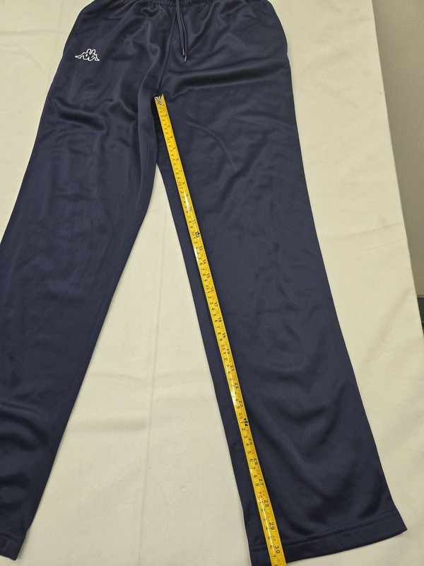 Kappa Mens Joggers Navy Medium Drawstring Polyester Straight Leg gallery