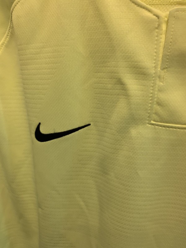 NWT Nike Soccer SS Athletic Henley T-Shirt Sz L - Neon Green / Volt - 894035 702 gallery