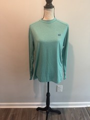 Masters Tech Active Green Long Sleeve Performance Tee Golf Mens Size Small