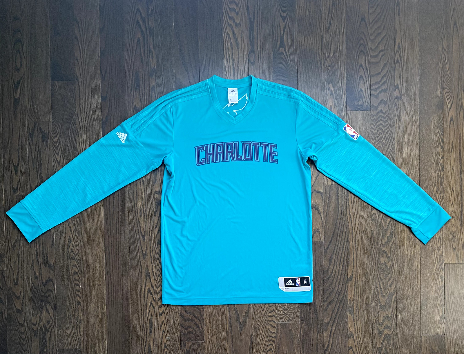 ADIDAS NBA CHARLOTTE BOBCATS L/S WARM-UP JERSEY gallery