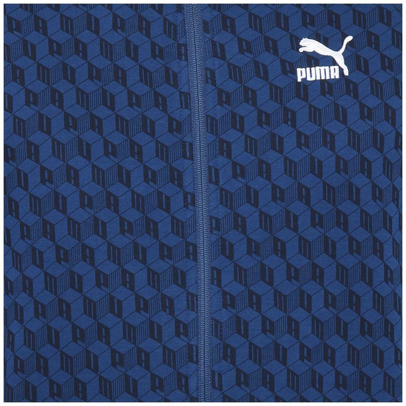 Puma LUXE TRACK AOP JACKET All Over Print Graphic Sweat Shirt t7 top Men sz S~NW gallery