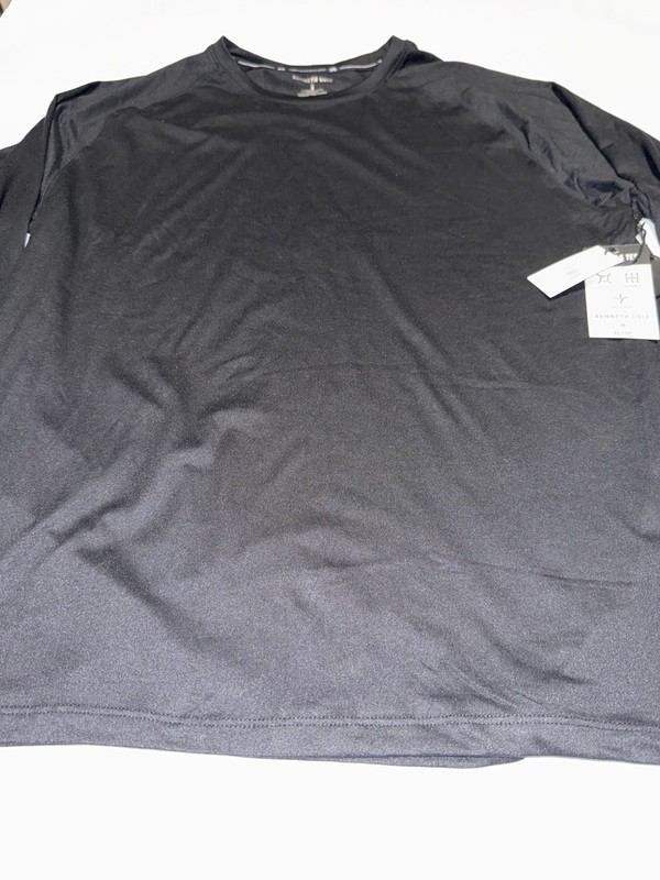 Kenneth Cole Active Men's Performance Long Sleeve Shirt Small Black NWT gallery