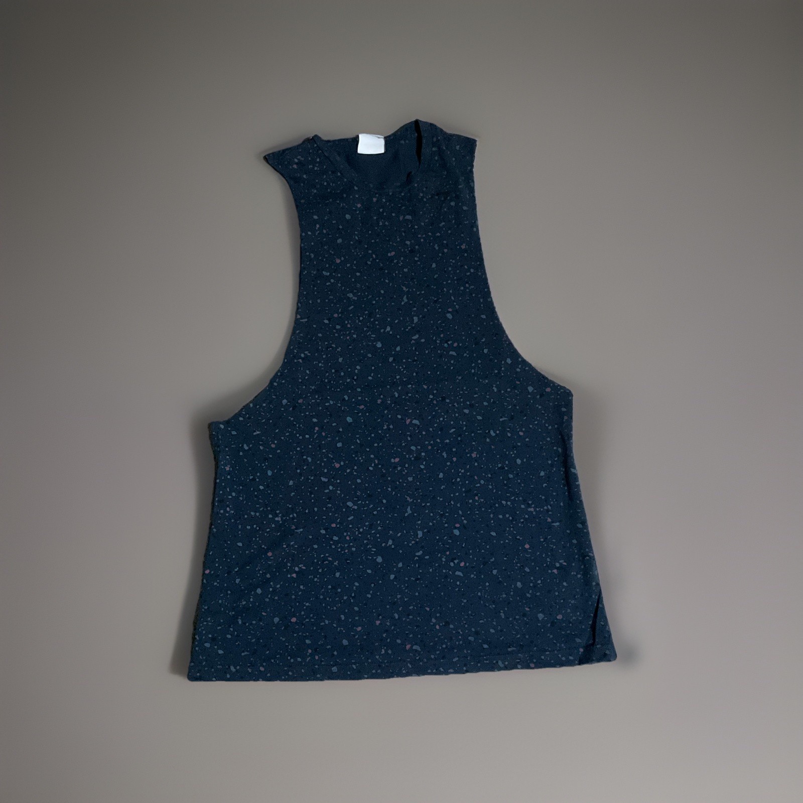 Gymshark Women’s Blue Speckled Lightweight Cotton Jersey Tank Top S gallery