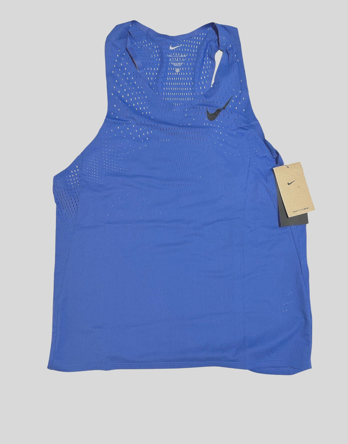 Nike DRI-FIT ADV Aeroswift Pro Elite Running Singlet Mens MEDIUM FN4231-411 gallery