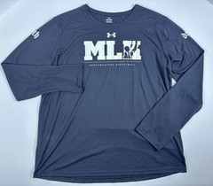 Under Armour Northwestern Basketball MLK Long Sleeve Performance Shirt Men’s XL