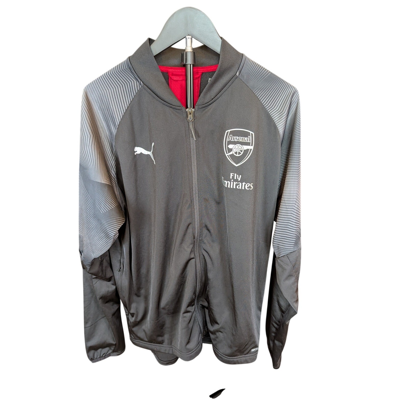Puma Arsenal FC Track Jacket Mens Large Full Zip DryCELL Soccer Football gallery