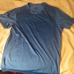 Patagonia Shirt Mens Small Blue Capilene Base Layer Athletic Fit 45600