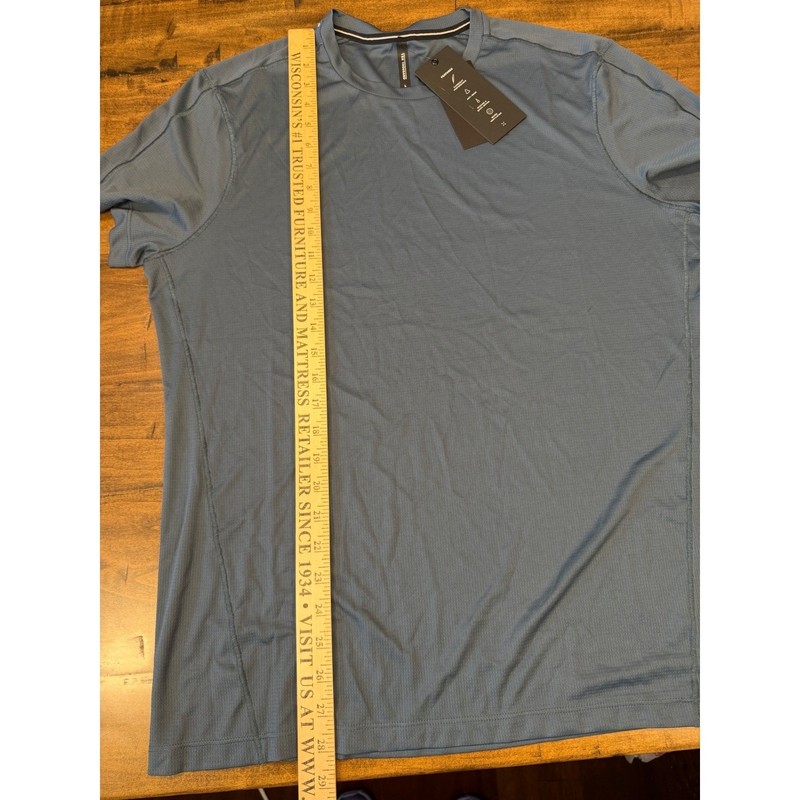 Ten Thousand Lightweight Shirt Orion Blue Mens Large NWT Training Gym Tee gallery