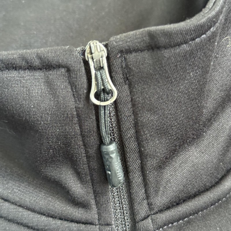 The North Face Pullover Mens Medium Gray Black Fleece 1/4 Zip Colorblock Hiking gallery