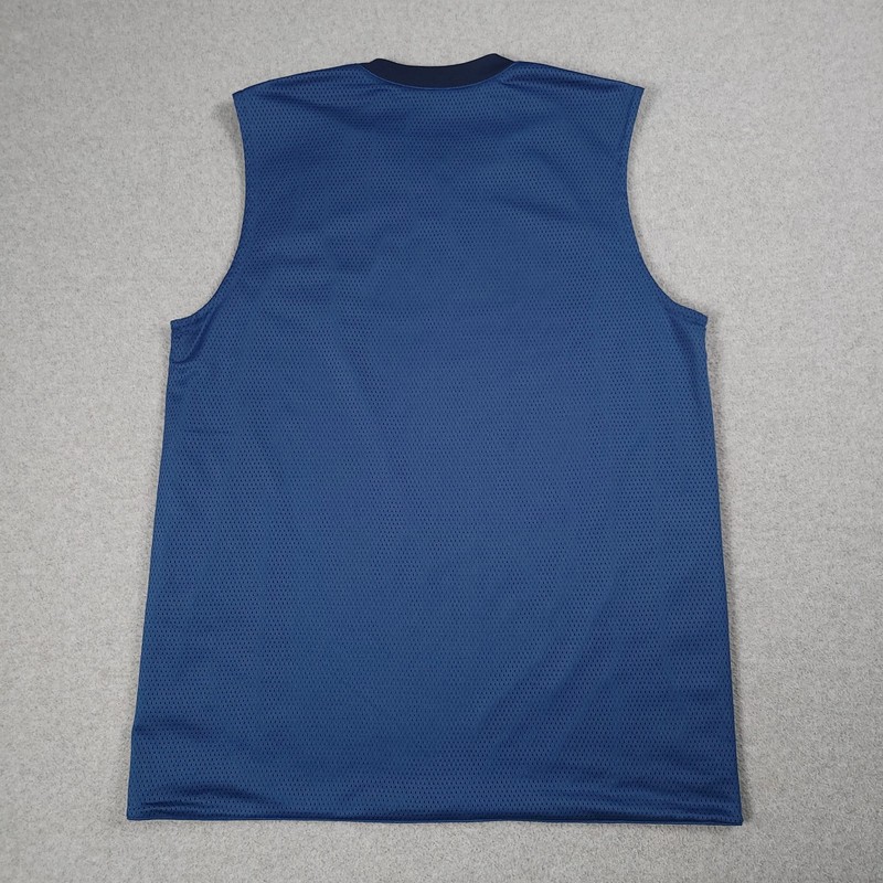 VTG Nike Jersey Men Large Shiny Dazzle Mesh Basketball Center Swoosh Reversible gallery