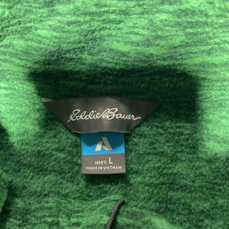 Eddie Bauer Pullover Mens Large Green First Ascent 1/4 Zip Chest Pocket Outdoors gallery