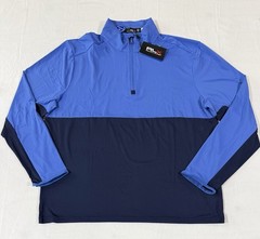 RLX Ralph Lauren Performance 1/4 Zip Golf Pullover Blue Men’s XL NWT $128