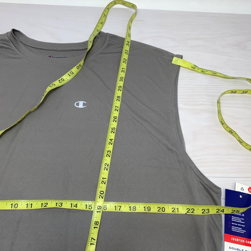 Champion Mens Muscle Shirt T-shirt 2XT Double Dry Anti Odor Gray Athletic gallery