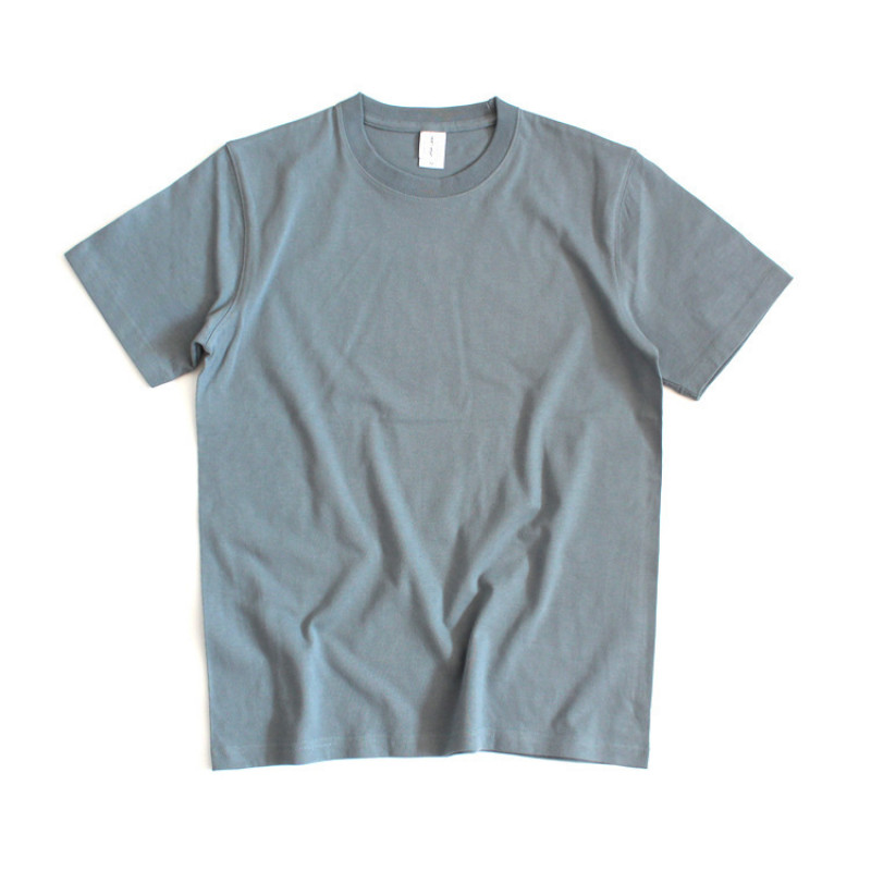 Solid Color Seamless Crew Neck Short Sleeve T-shirt Men's and Women's Base Tops gallery