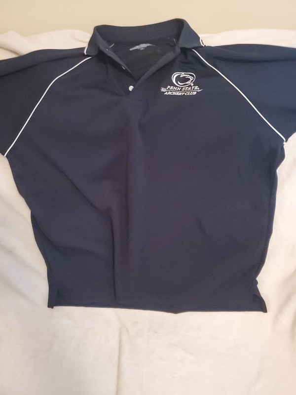 PENN STATE BLUE GENERATION ARCHERY CLUB POLO/GOLF SHIRT XL BODY Short Sleeve gallery