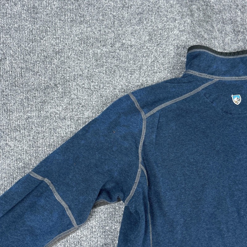 Kuhl Pullover Mens Large Blue Kashmira 1/4 Zip Fleece Hiking Shirt Base Layer gallery