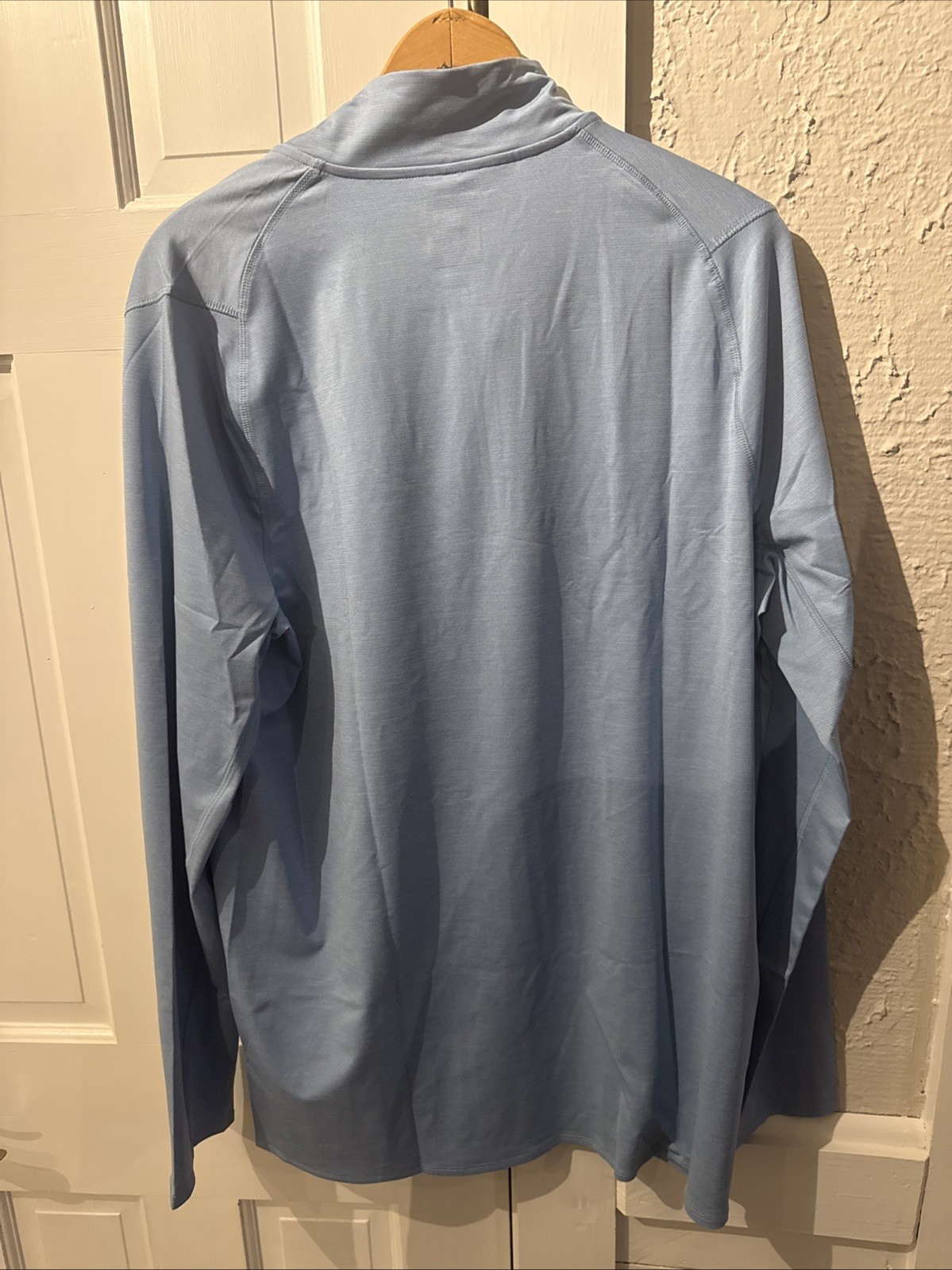 Men’s Oakley Gravity Range 1/4 Zip Size Large Stinewash Blue Heather NWT gallery