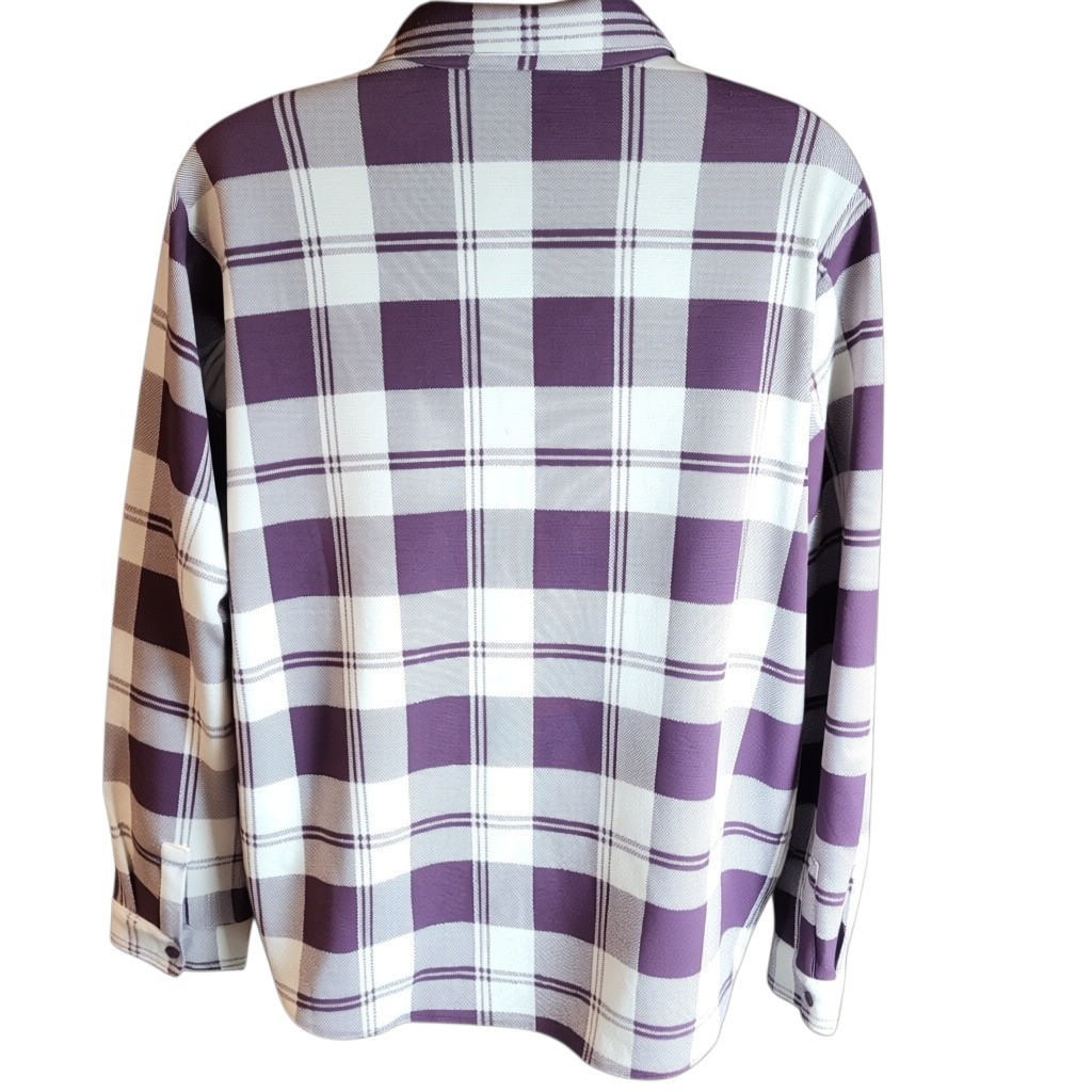 All In Motion Mens Shacket Shirt Jacket XL Regular Red Plaid Snap Button Flannel gallery