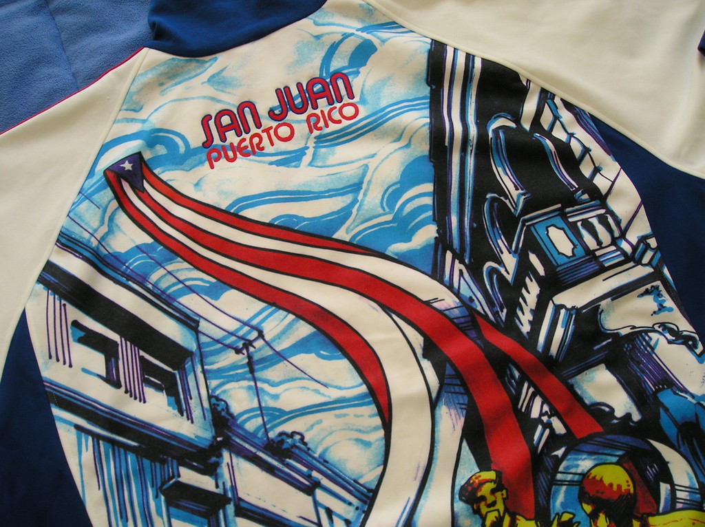 RARE-Adidas SAN JUAN PUERTO RICO Track Sweat shirt Jacket top superstar Mens 3XL gallery