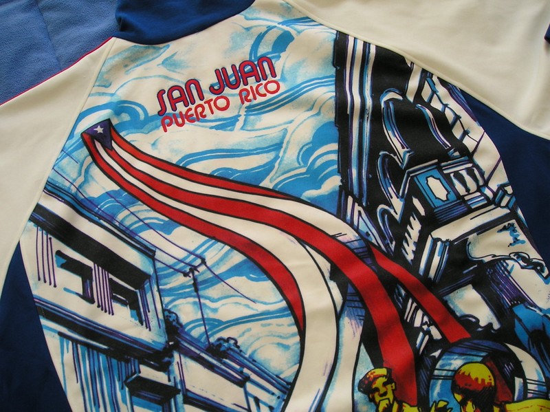 RARE-Adidas SAN JUAN PUERTO RICO Track Sweat shirt Jacket top superstar Mens 3XL gallery