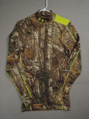 Under Armour Shirt Mens Small Realtree Camo Scent Control ColdGear Infrared