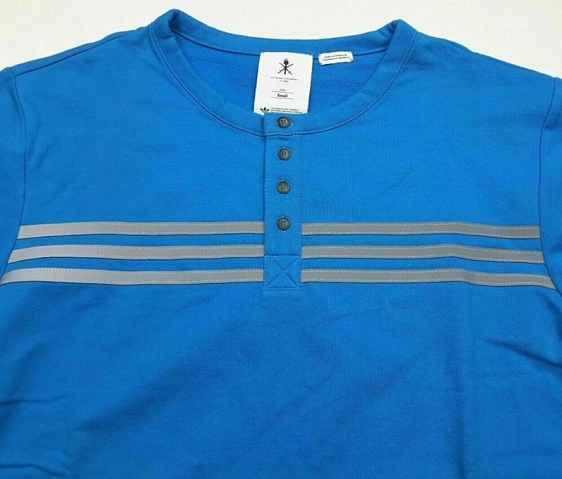 Adidas Opening Ceremony 2012 Henley Pullover Pool Blue Size S gallery