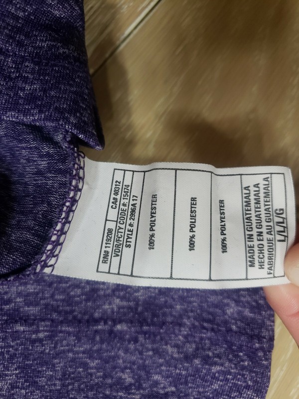 Adidas Mens Climalite Performance T Shirt Large Space Dye Purple Orlando City FC gallery