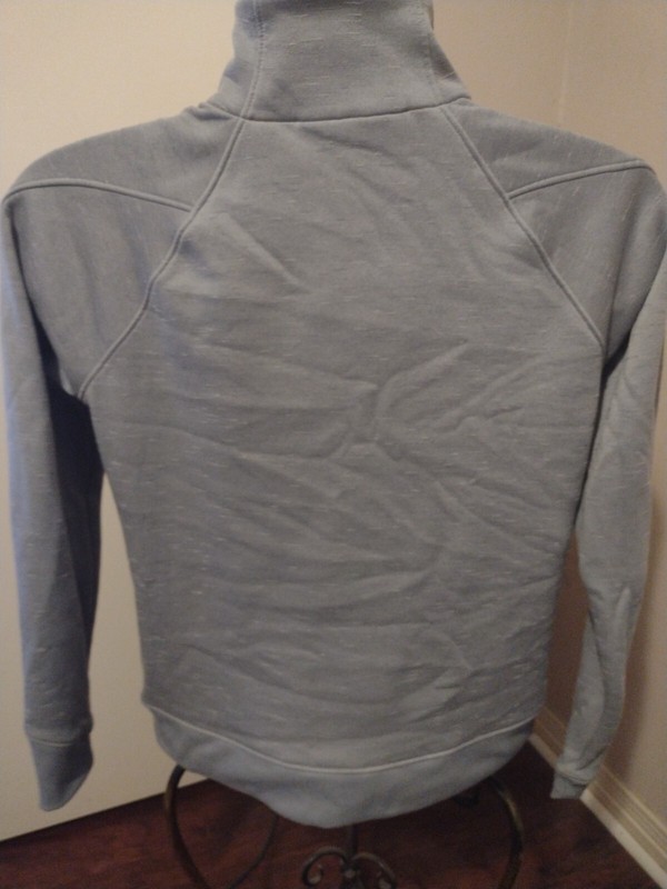 Under Armour ColdGear Loose Fit Gray Full Zip Jacket Men's Size Medium M gallery