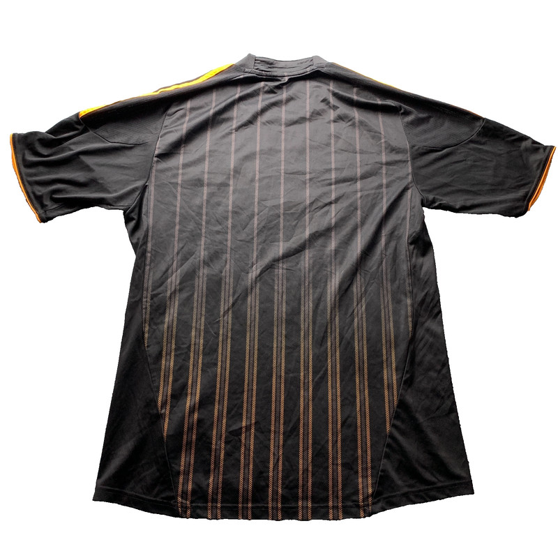 Adidas Chelsea FC Soccer Jersey Mens Large Black Orange Samsung Climacool gallery