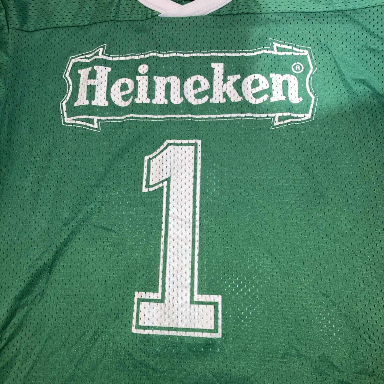 VINTAGE HEINEKEN FOOTBALL JERSEY MENS SIZE ? gallery