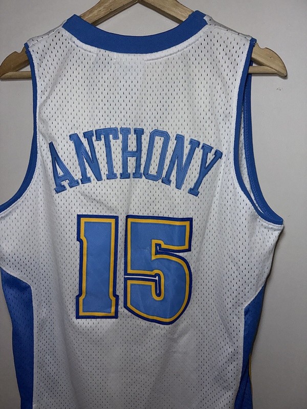 ADIDAS Denver Nuggets Carmelo Anthony 15 Basketball Jersey NBA Size S #34673 gallery