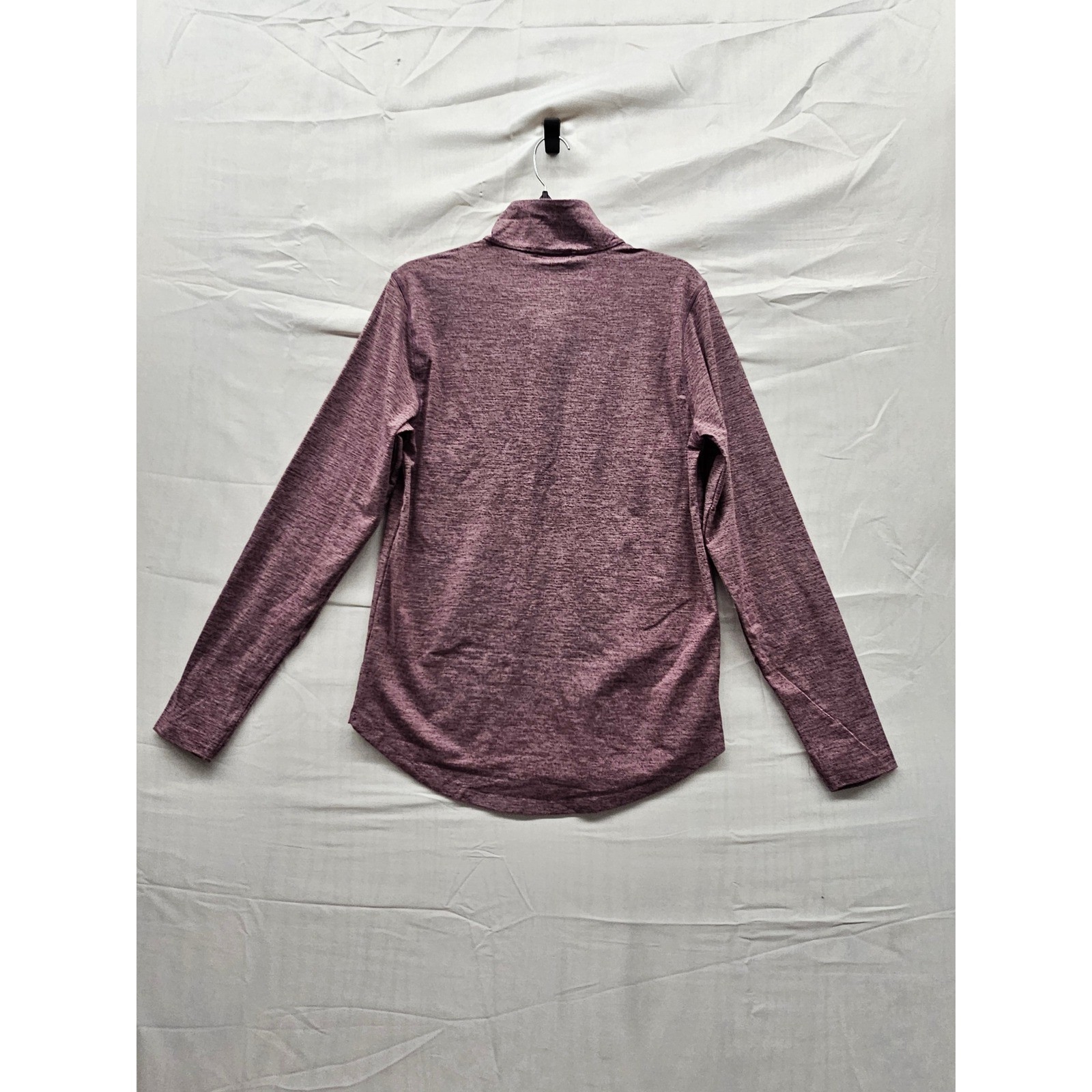 All in Motion Soft Stretch 1/2 Zip Pullover Burgundy Heather Mens Small K87725 gallery