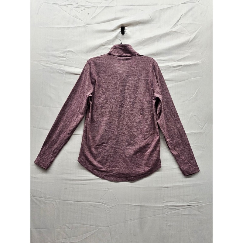 All in Motion Soft Stretch 1/2 Zip Pullover Burgundy Heather Mens Small K87725 gallery