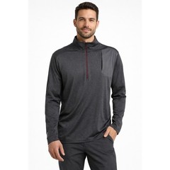 Eddie Bauer Motion Men’s XL 1/4 Zip Pullover Shirt Gray Freedry Active Gorpcore