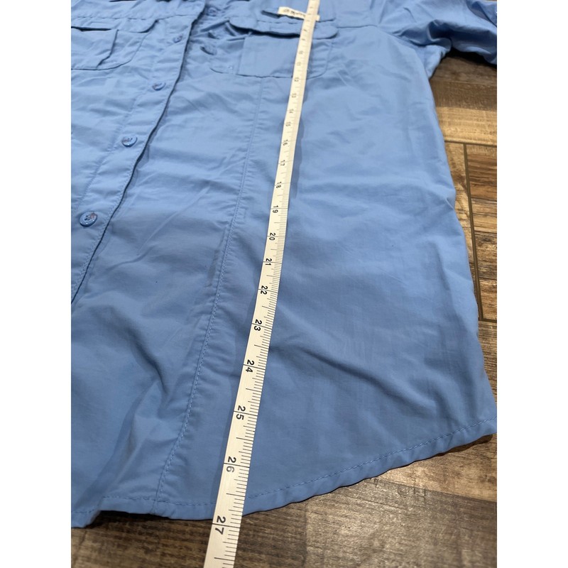 Mens Magellan Outdoors Adventure Gear Blue Fish Gear Shirt moisture wicking gallery