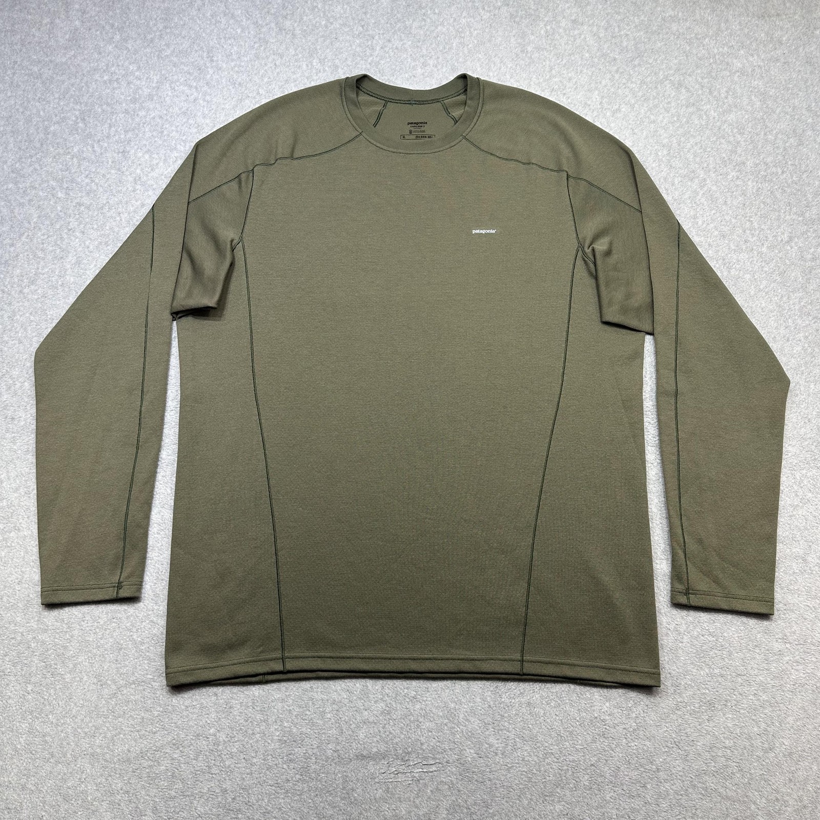 Patagonia Capilene 3 Midweight Crew Shirt Men XL Green Baselayer Long Sleeve gallery