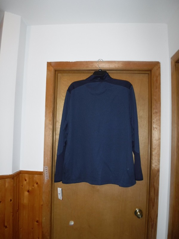 Long Sleeve 1/4 Zip Men's Active Tops size XXL,Grand Slam,Navy & Charcoal Black gallery