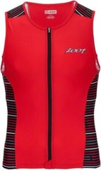 Zoot Sports Mens Performance Tri Full-Zip Tank, Large