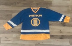 Logic Everybody Tour Blue/Yellow #85 Hockey Jersey, Size L, Worn Once