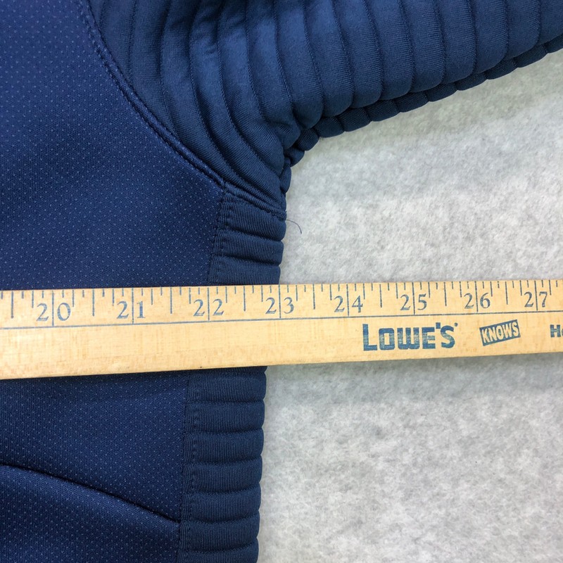 Under Armour Pullover Men's Large Blue Quarter Zip Ribbed Coldgear Outdoor Golf gallery