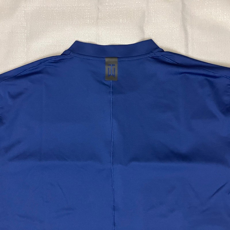 Nike Golf Tiger Woods ADV Cooling Mock Blade Polo BV9219 492 Deep Blue Sz L gallery