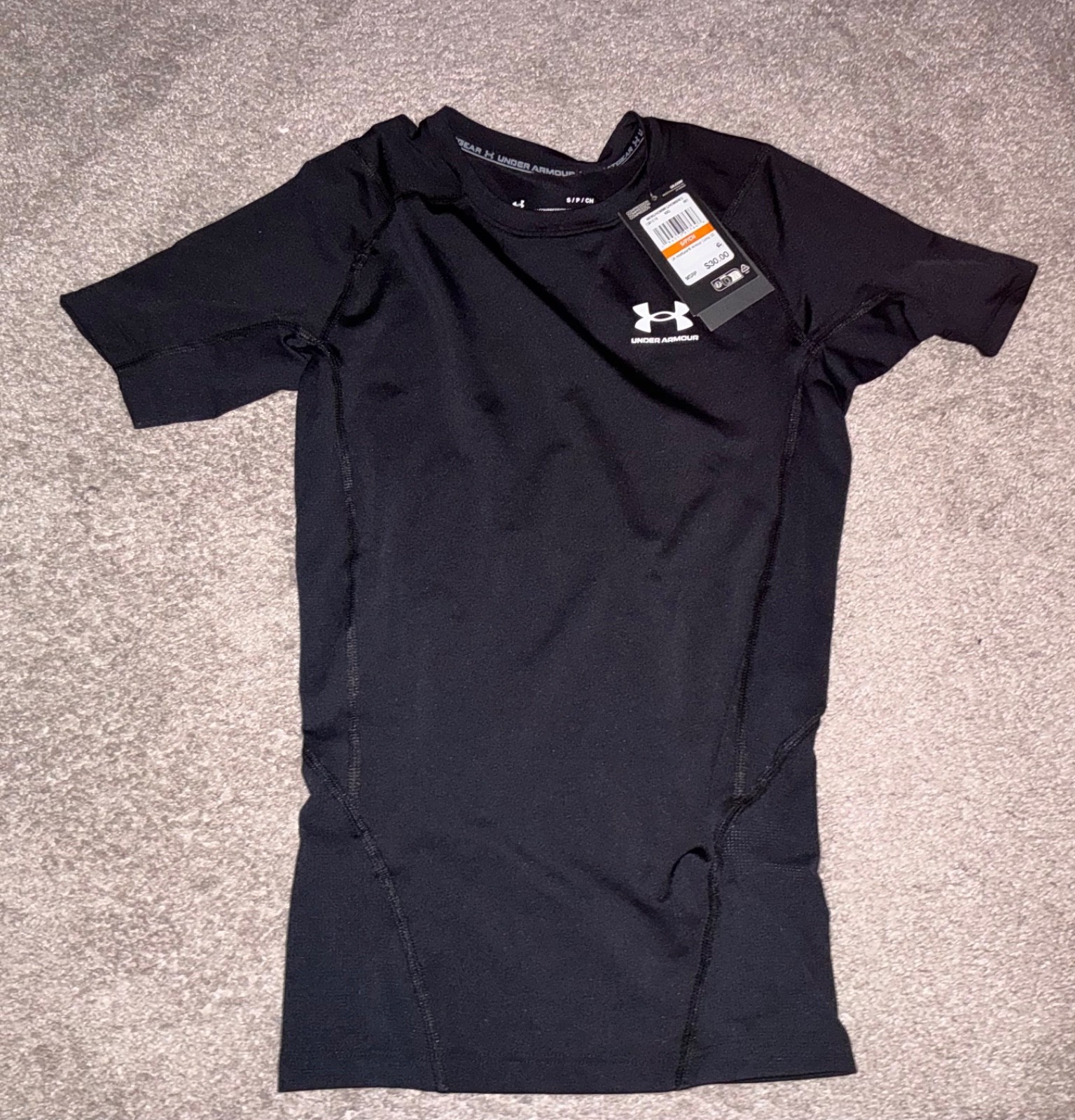 Bundle Under Armour HeatGear Men's Compression Short Sleeve brand new size small gallery