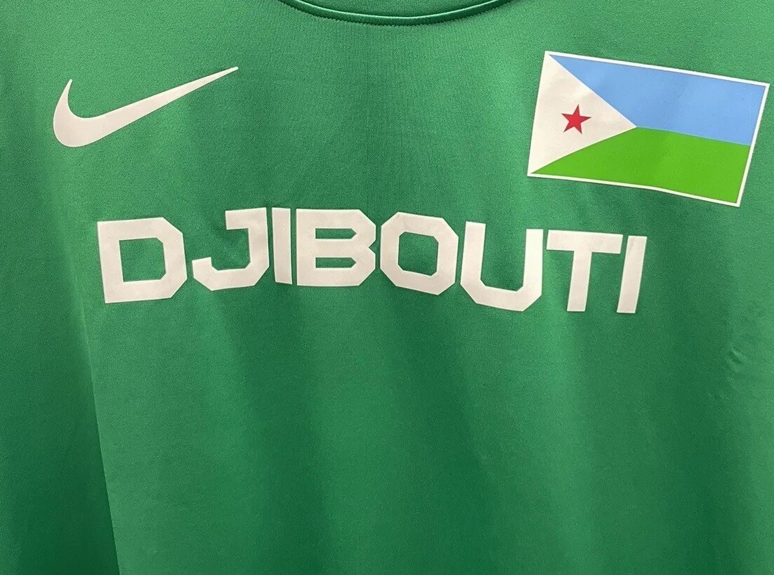 Men’s Nike Pro Elite DJIBOUTI International Track Team Issued CI8697-320 Size XL gallery