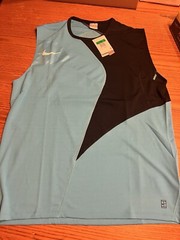 Nike Rafael Nadal sleeveless tennis shirt from the 2007 French Open era