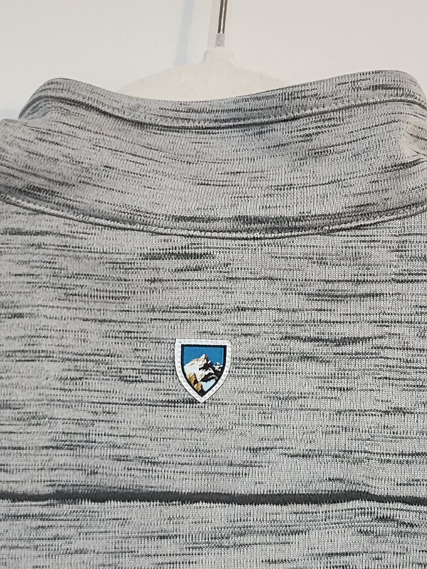 Kuhl Pullover Men's Medium Gray Alloy 1/4 Zip Athleisure Running Long Sleeve gallery