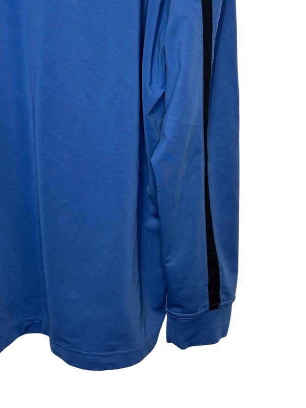Greg Norman Men Sweater Quarter Zip Stretch Oversize Longsleeve Pullover Blue XL gallery