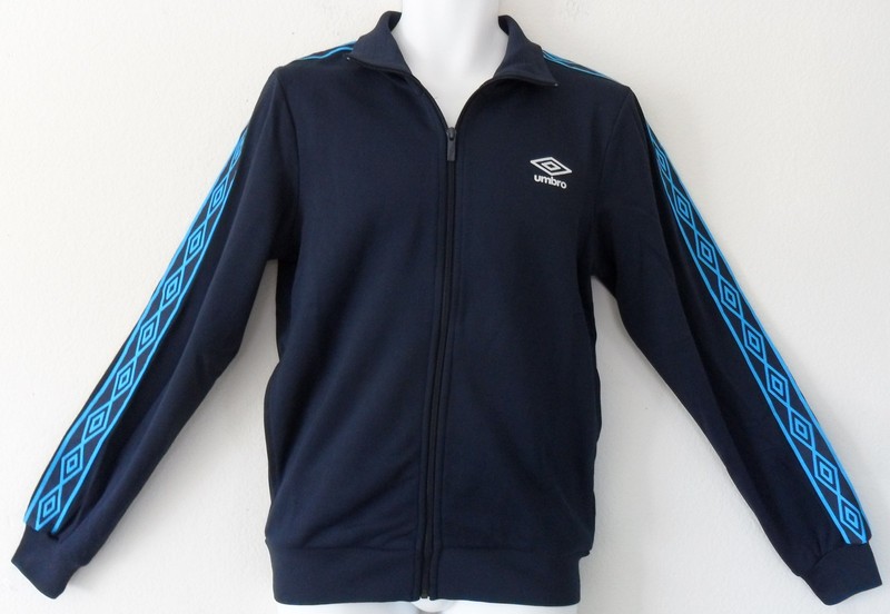NEW~Umbro 1350 DIAMOND ICON TAPED Track sweat shirt Jacket soccer Top~Men sz Med gallery